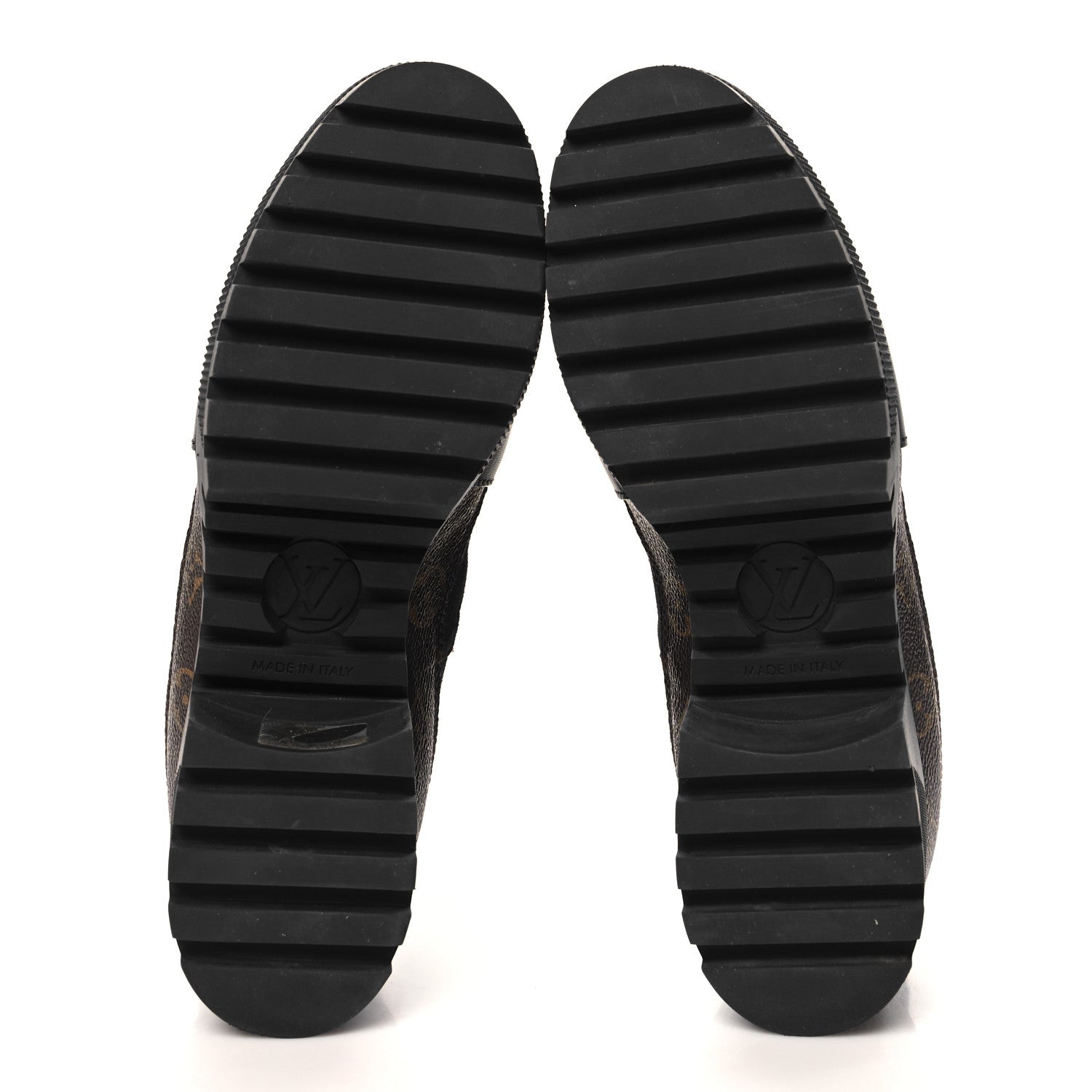 Louis Vuitton Suede Calfskin Monogram Laureate Platform Desert Boots 41 Black 6 of 10