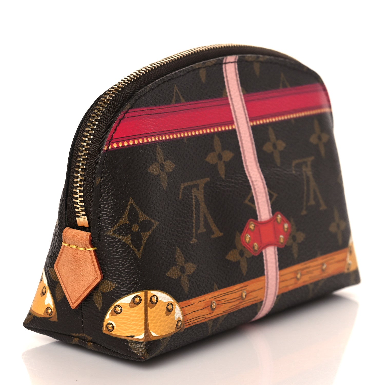 Louis Vuitton Monogram Summer Trunks Cosmetic Pouch PM 3 of 7