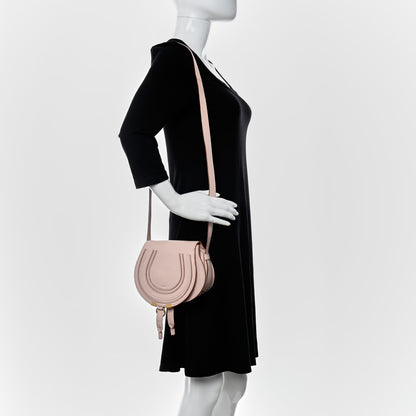 Chloe Calfskin Mini Marcie Round Crossbody Bag Blush Nude 3 of 11