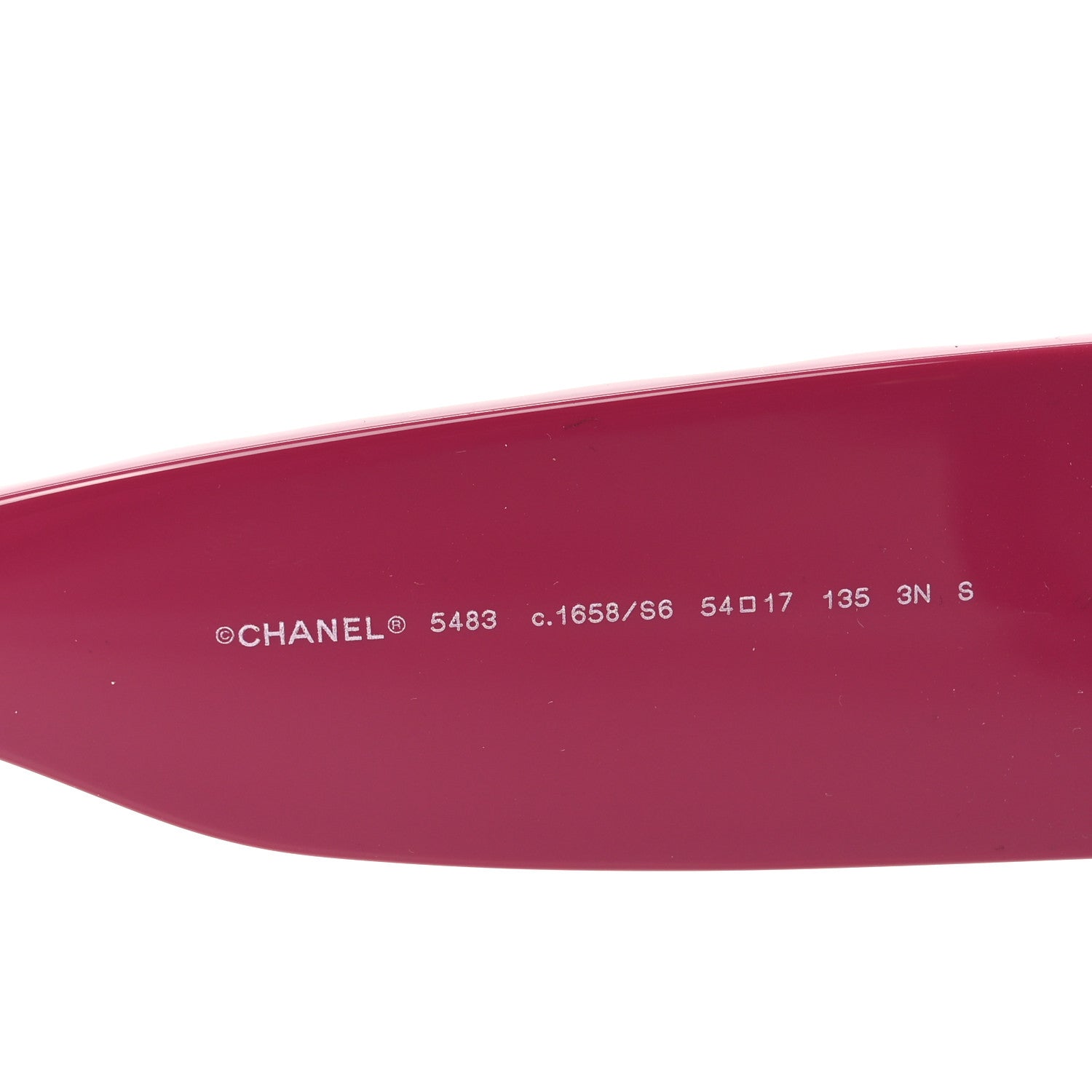 Chanel Acetate Quilted CC Rectangle Sunglasses 5483 Pink Blue 5 of 7