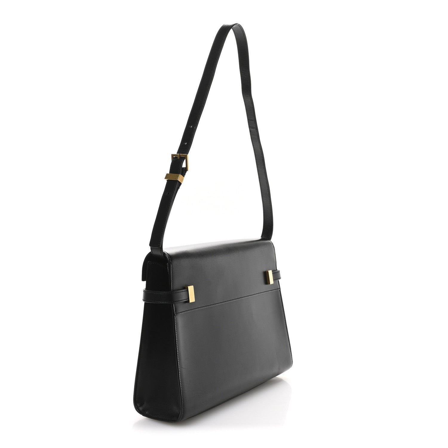 Saint Laurent Smooth Calfskin Manhattan Shoulder Bag Black 3 of 10