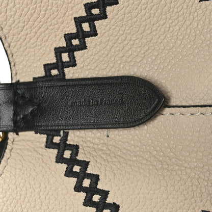Louis Vuitton Empreinte Monogram Giant Broderies Neonoe MM Cream Black 8 of 13