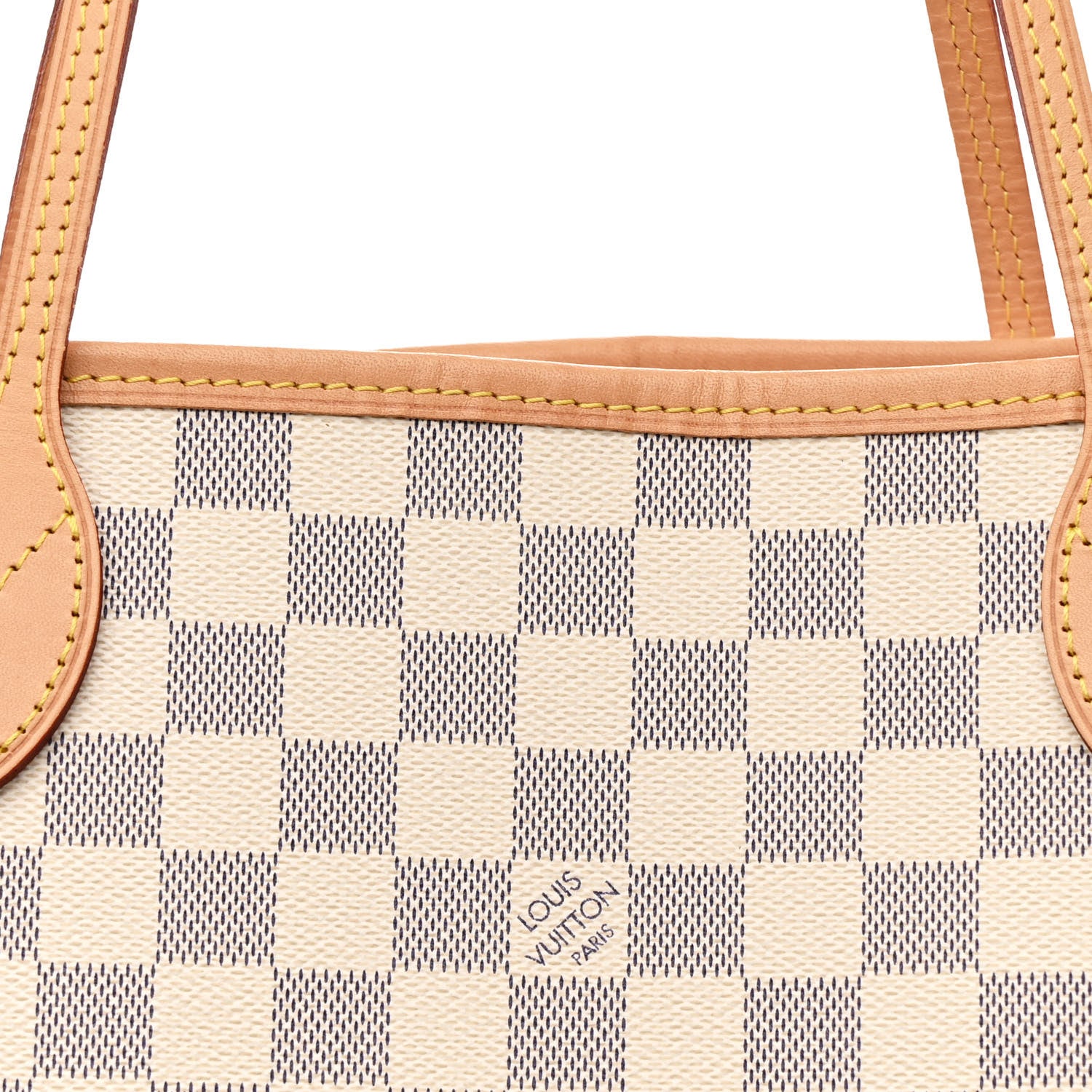 Louis Vuitton Damier Azur Neo Neverfull MM Rose Ballerine 7 of 9