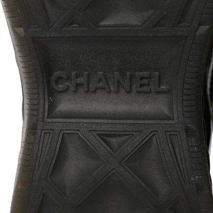 Chanel Fabric Calfskin Suede Womens CC Sneakers 36 Black 8 of 8
