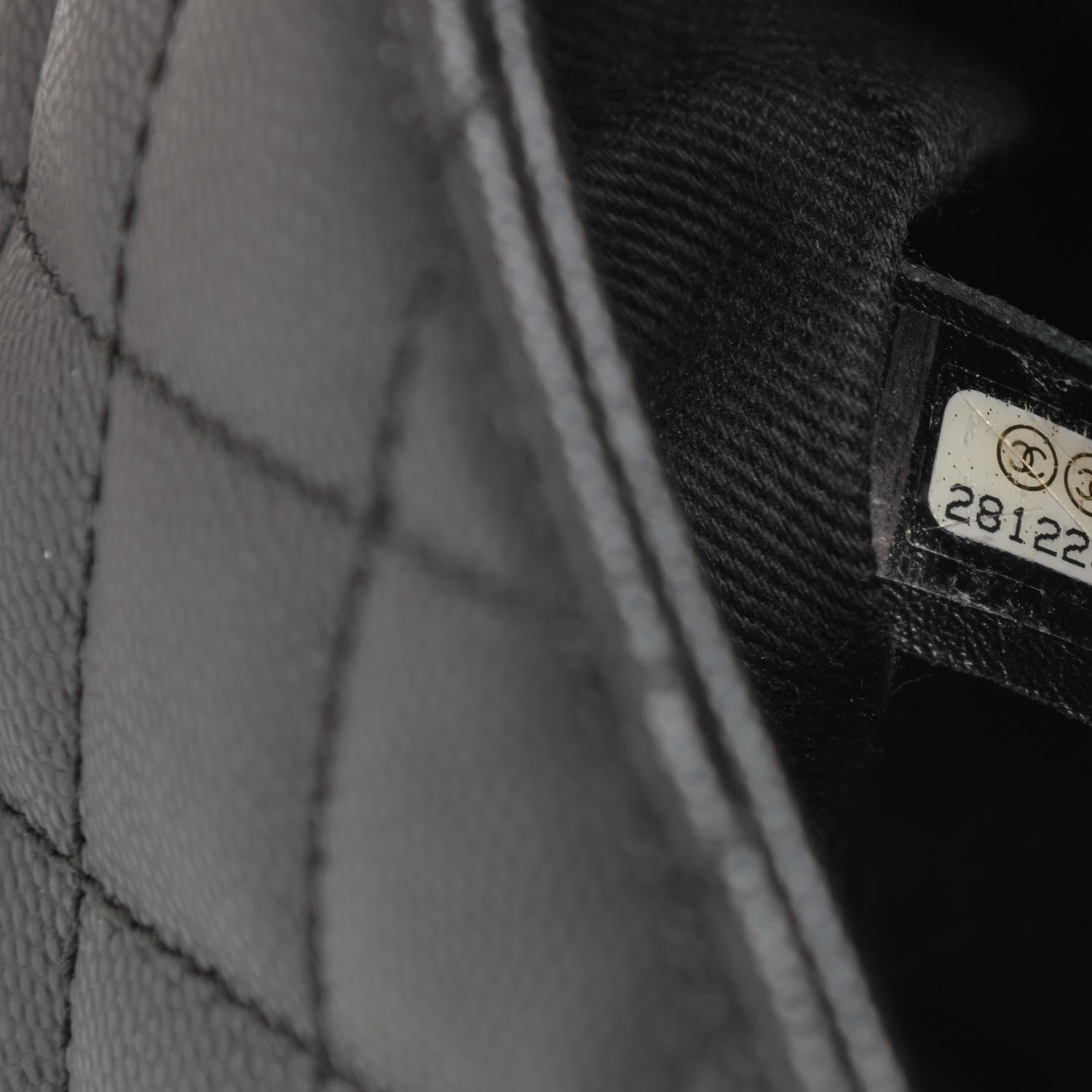 Chanel Caviar Lizard Embossed Quilted Mini Coco Handle Flap Black 7 of 11