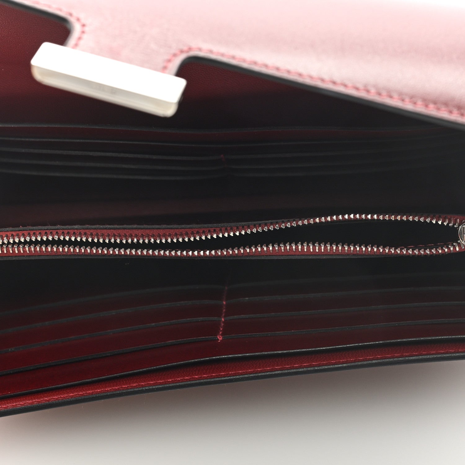 Hermes Tadelakt Constance Long Wallet Rouge H 5 of 6