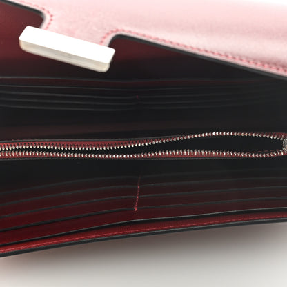 Hermes Tadelakt Constance Long Wallet Rouge H 5 of 6