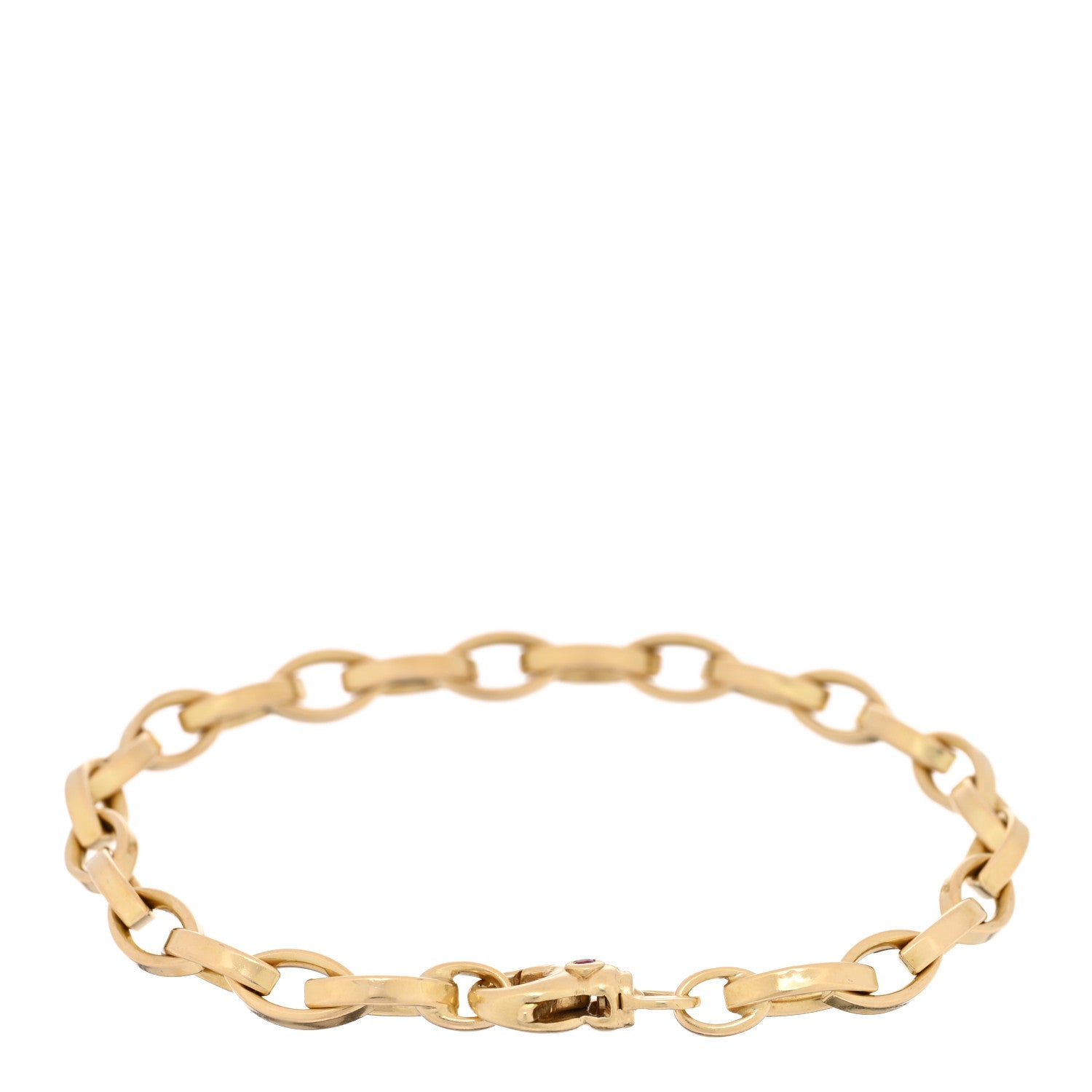 Roberto Coin 18K Yellow Gold Oval Link Chain Bracelet 2 of 3