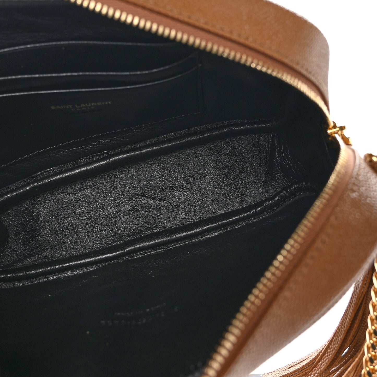 Grain De Poudre Matelasse Monogram Mini Lou Camera Bag Dark Natural