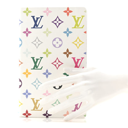 Louis Vuitton LV x TM Monogram Multicolor Jane Notebook MM White 4 of 17