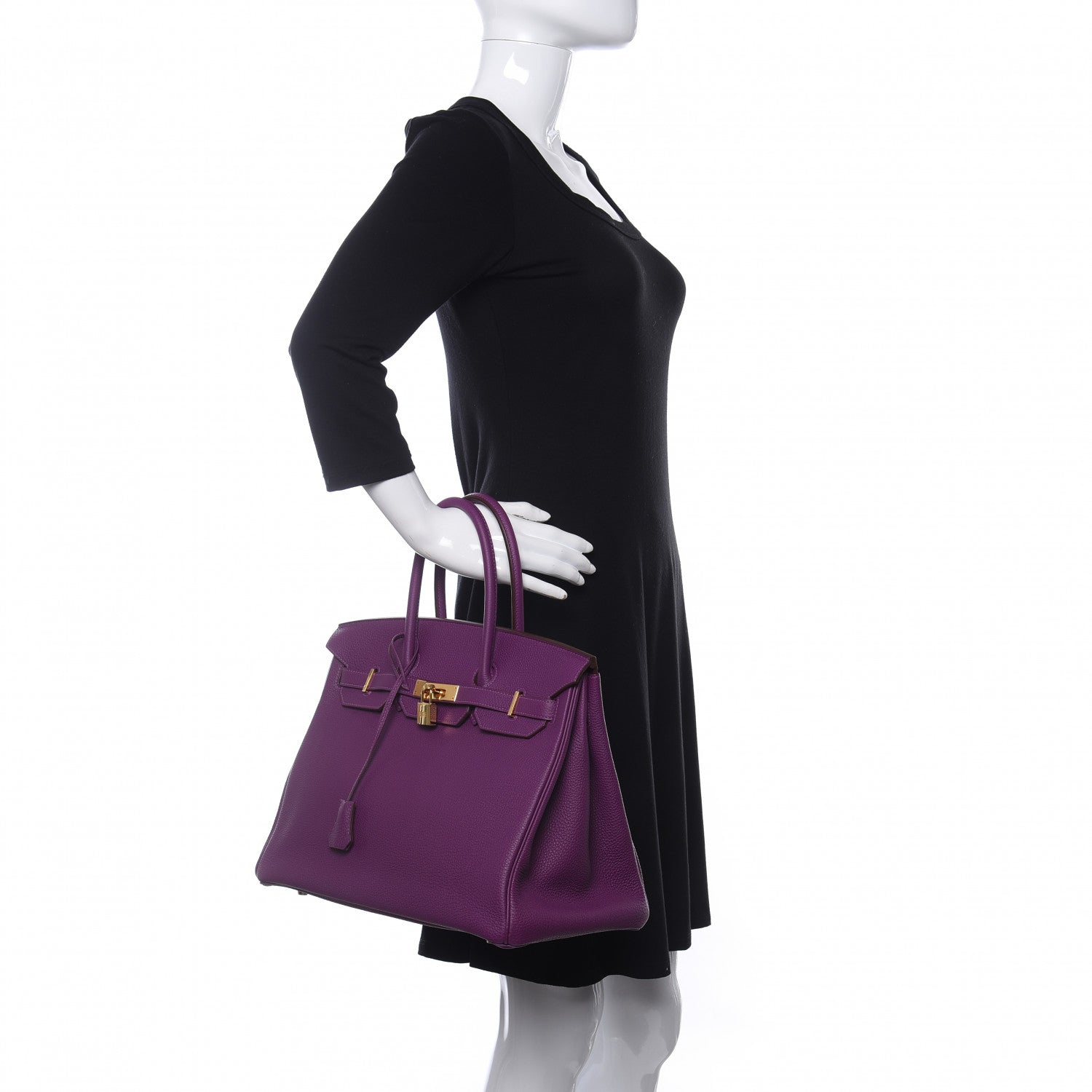 Hermes Togo Birkin 35 Anemone 2 of 9