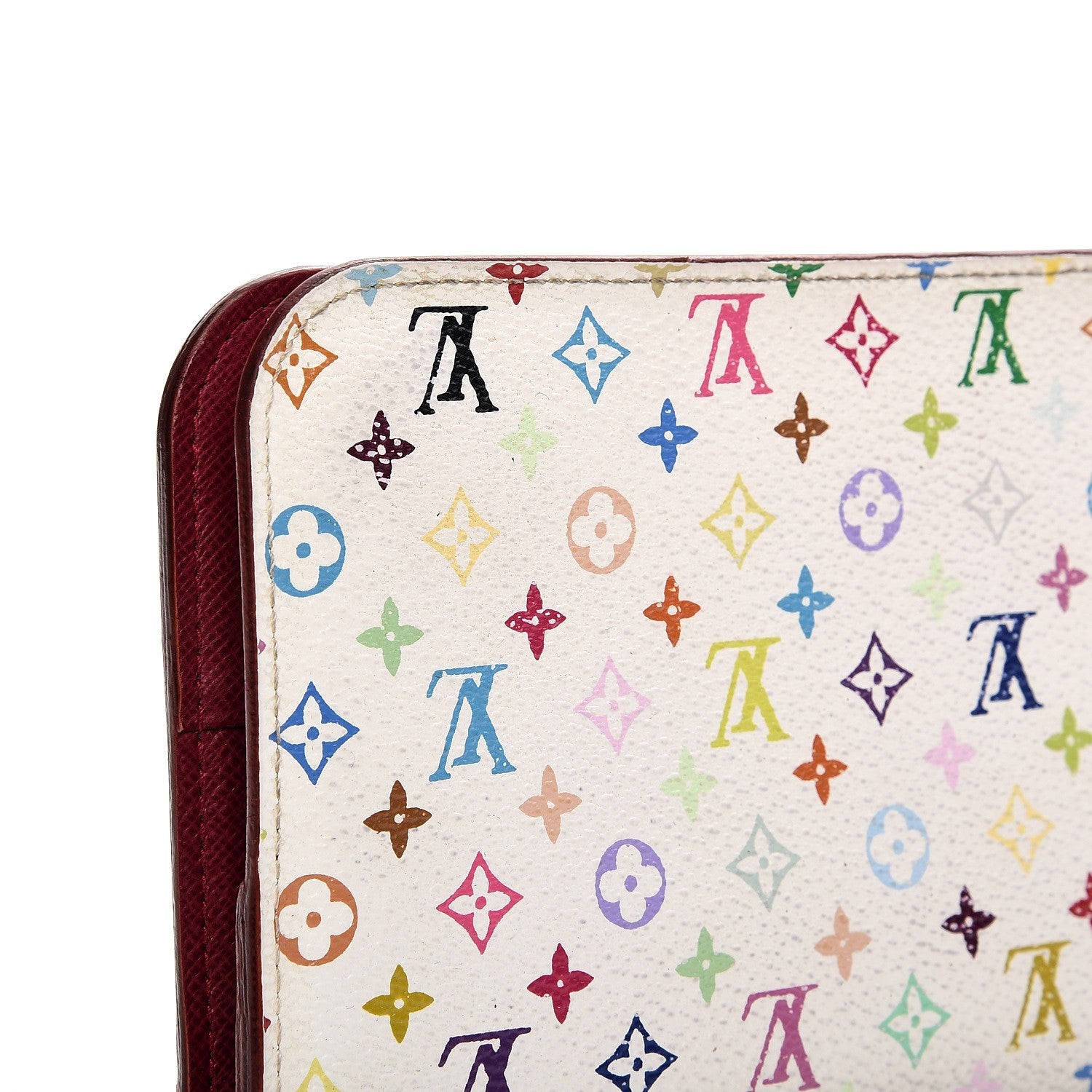 Louis Vuitton Monogram Multicolor Insolite Wallet White Figue 9 of 10