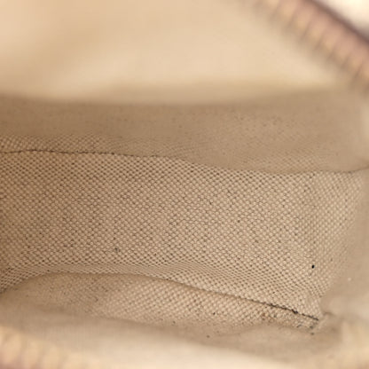 Gucci GG Supreme Monogram Mini Neo Vintage Double Zip Messenger Bag Beige New Acero Crop 5 of 11
