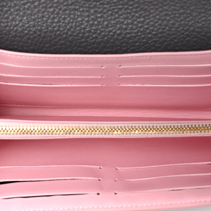 Louis Vuitton Taurillon Capucines Wallet Gris Bubble Gum 5 of 6