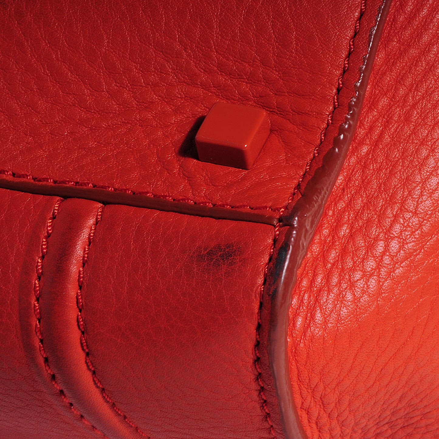 Supple Calfskin Medium Phantom Luggage Orange