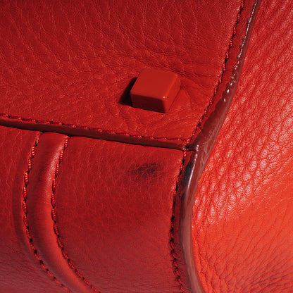 Celine Supple Calfskin Medium Phantom Luggage Orange 12 of 12