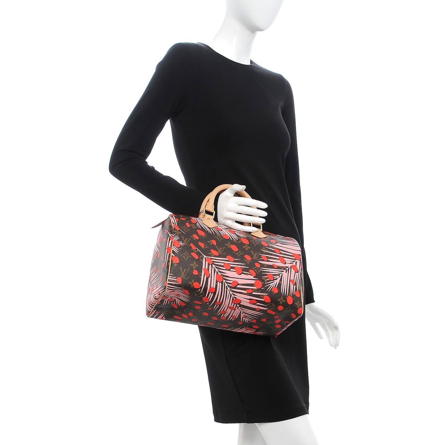 Louis Vuitton Monogram Jungle Dots Speedy 30 Sugar Pink Poppy 2 of 7