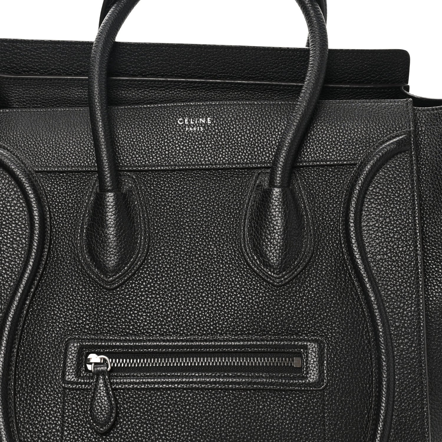 Celine Smooth Calfskin Mini Luggage Black 7 of 9