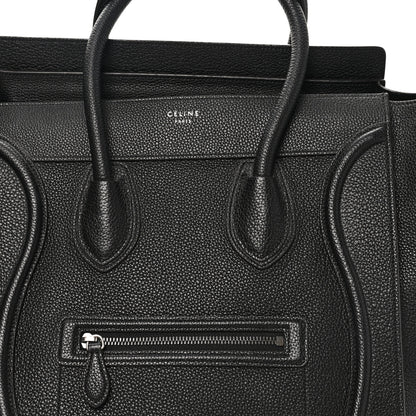 Celine Smooth Calfskin Mini Luggage Black 7 of 9