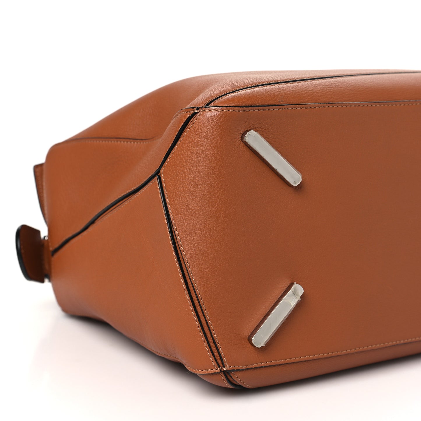 Calfskin Large Puzzle Bag Tan