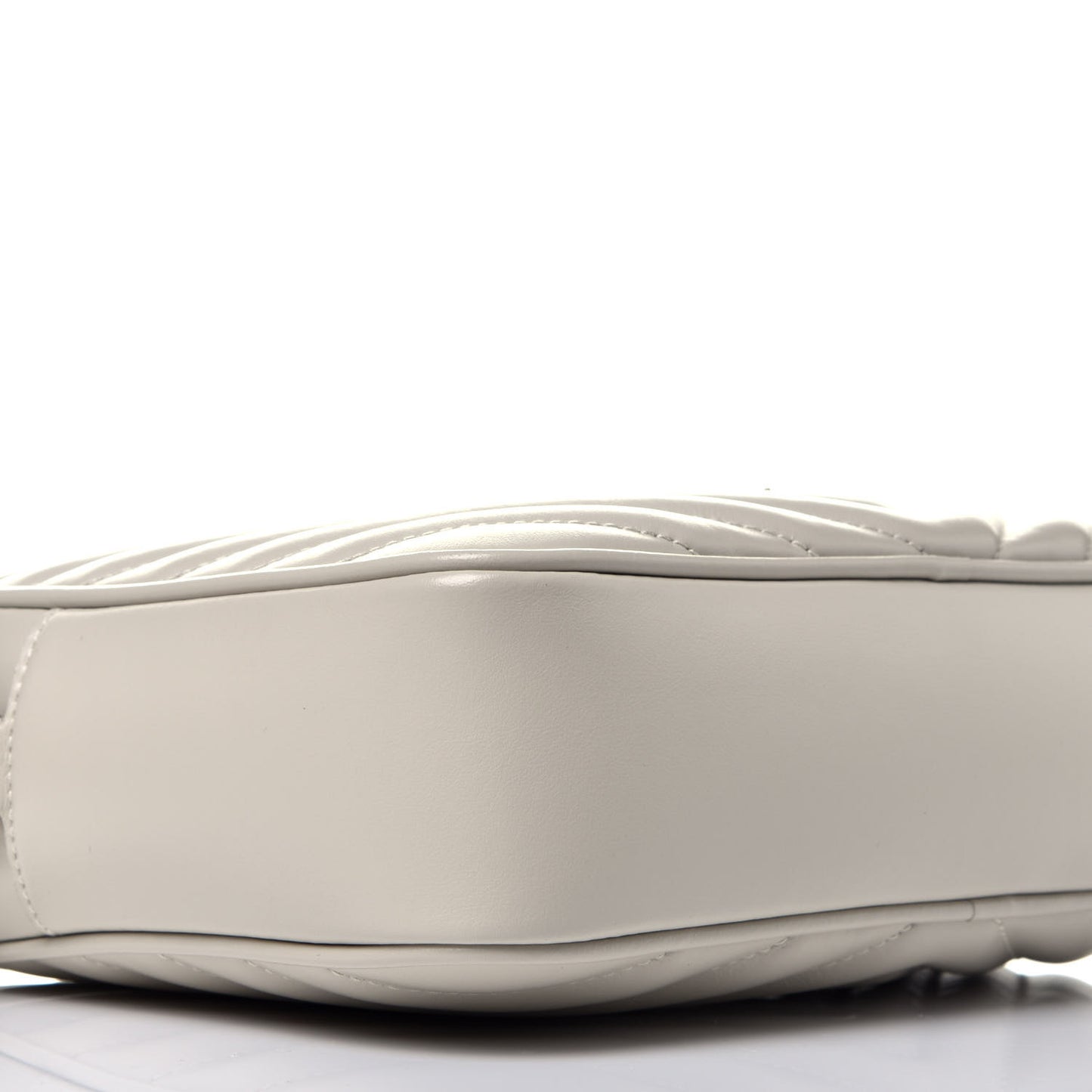 Calfskin Matelasse Monogram Lou Camera Bag Crema Soft