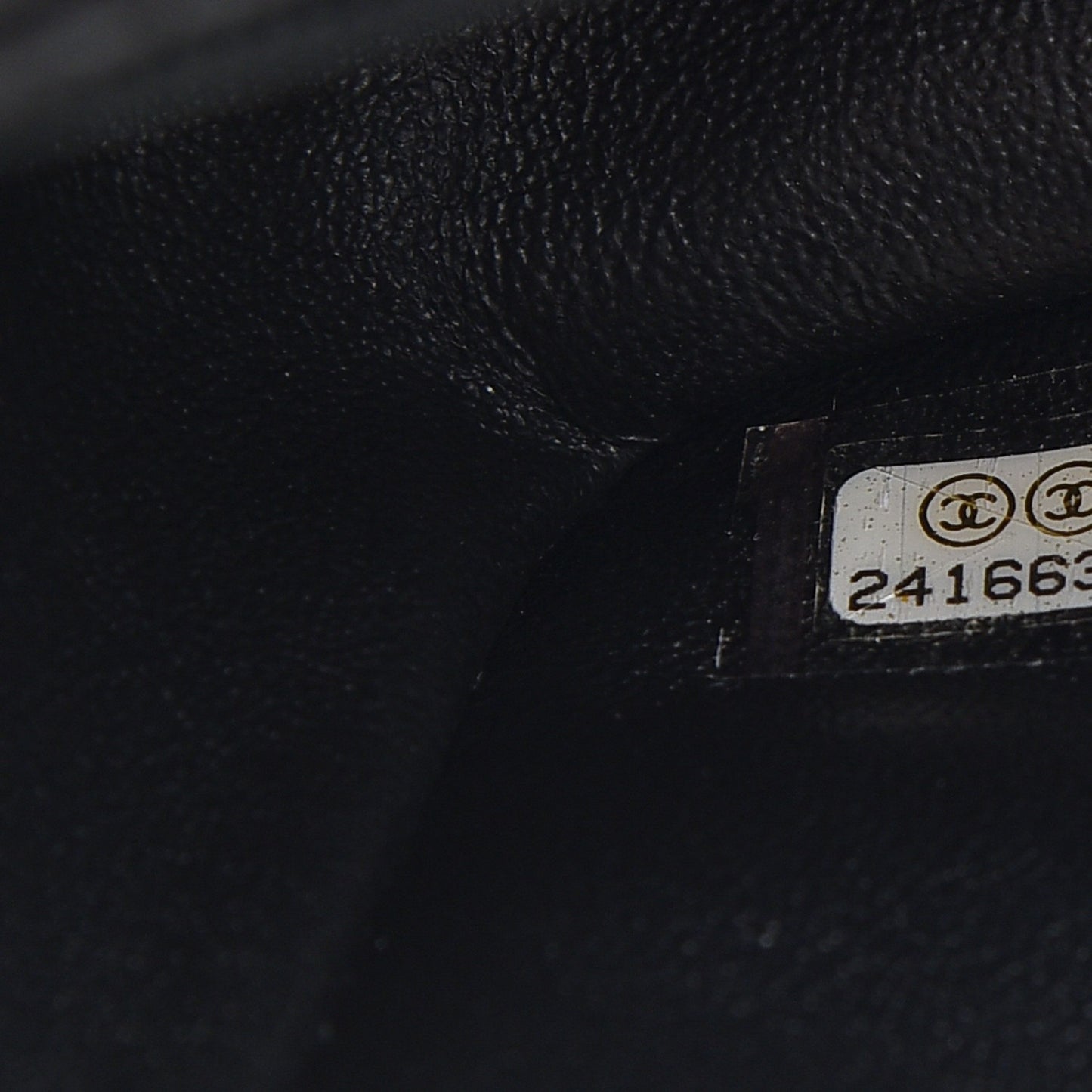 Lambskin Quilted Mini Rectangular Flap Black