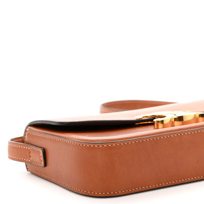 Celine Natural Calfskin Triomphe Shoulder Bag Tan 9 of 10