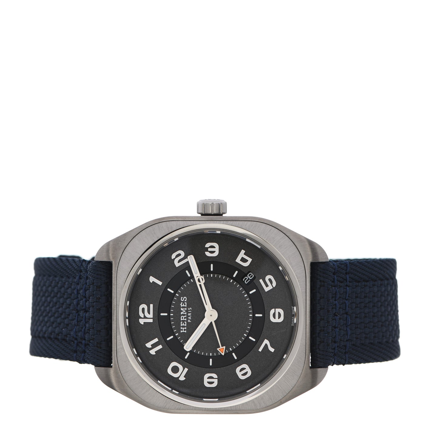 Titanium Nylon 39mm H08 Automatic Watch Bleu Abysse