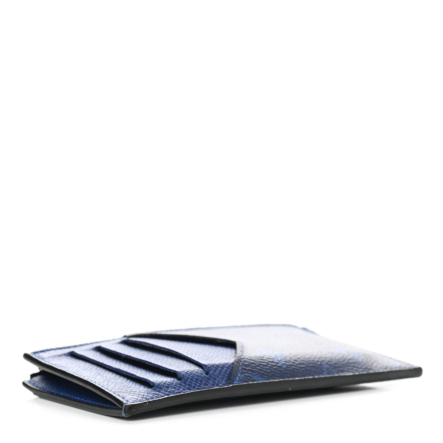 Louis Vuitton Monogram Taiga Coin Card Holder Cobalt 4 of 8