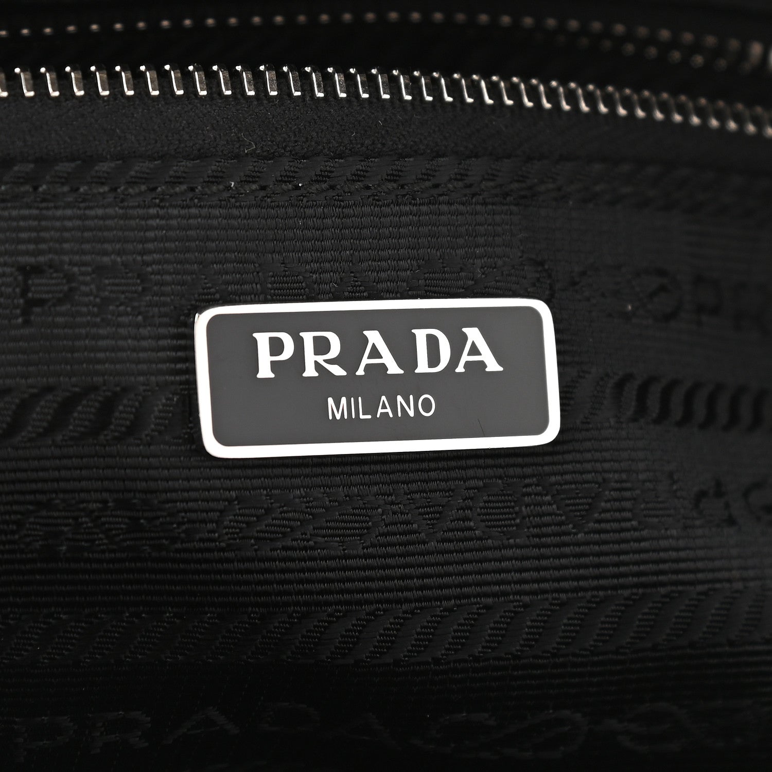 Prada Nylon Tessuto Impuntu Quilted Crossbody Bag Black 7 of 7