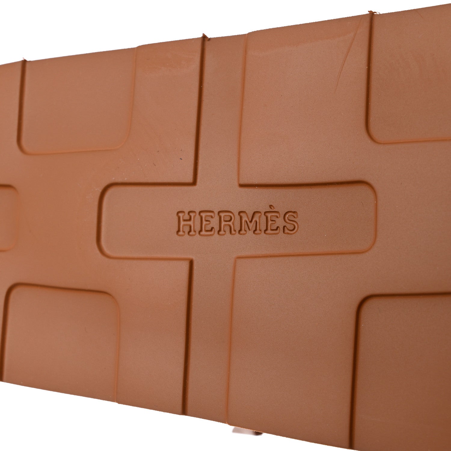 Hermes Calfskin Womens Enid Sandals 35.5 Naturel 8 of 11