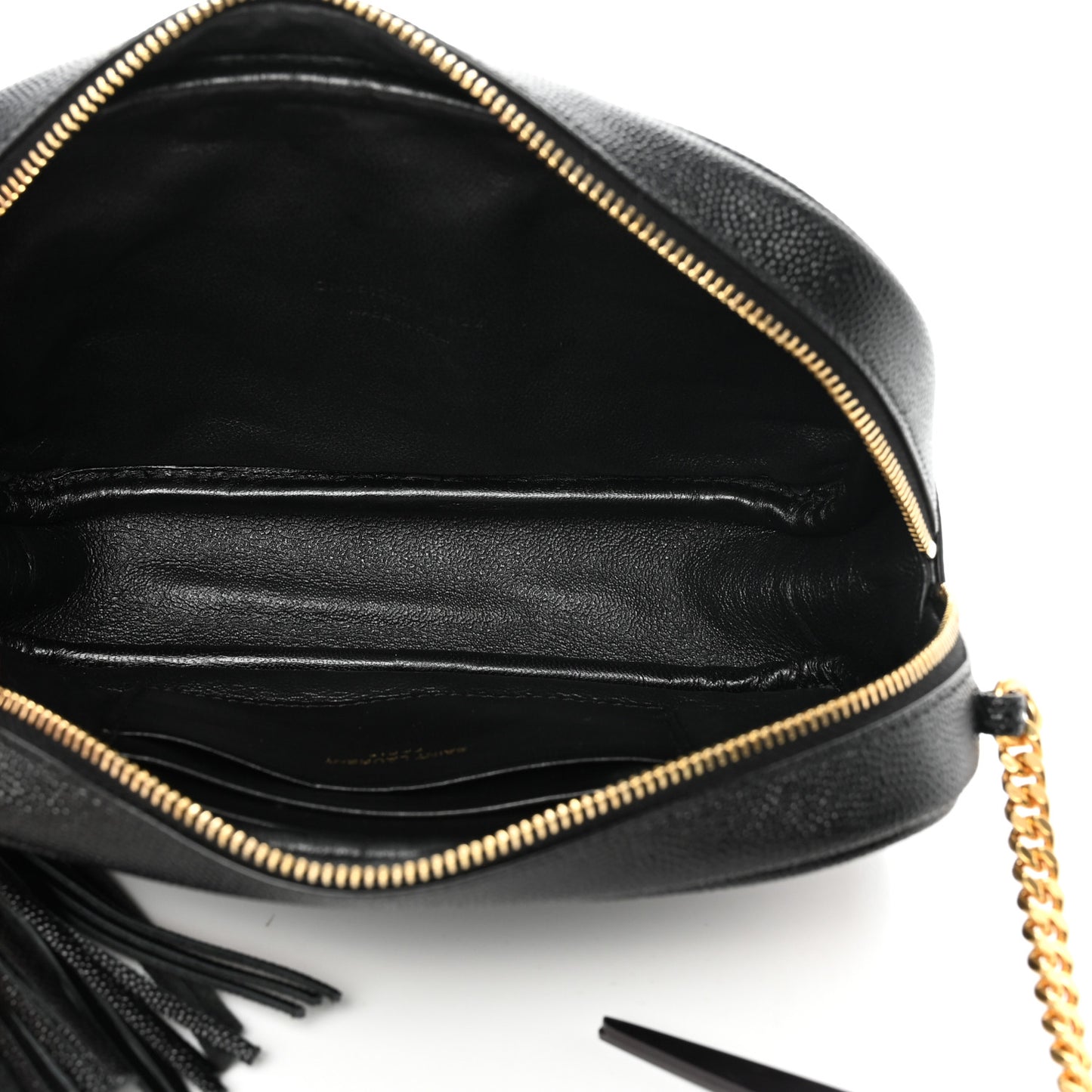Grain De Poudre Matelasse Monogram Mini Lou Camera Bag Black