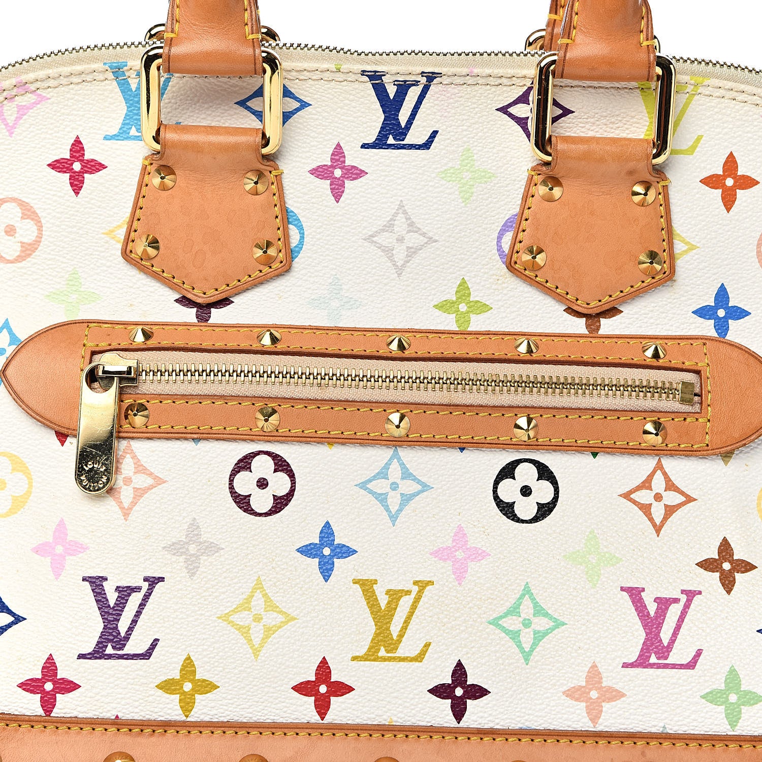 Louis Vuitton Monogram Multicolor Alma White 15 of 15