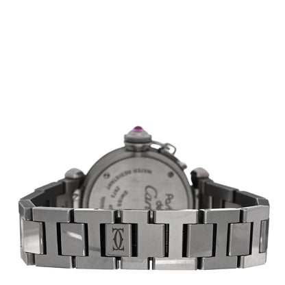 Cartier Stainless Steel 27mm Miss Pasha Quartz Watch Pink 3 of 4