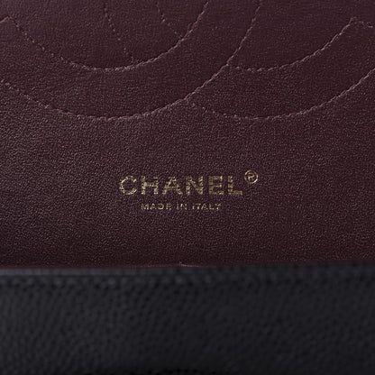 Chanel Caviar Quilted Jumbo Double Flap Black 8 of 10