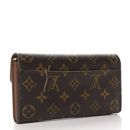 Louis Vuitton Monogram Sarah Wallet NM 3 of 13