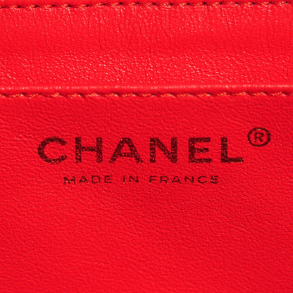 Chanel Washed Lambskin Quilted Maxi Single Flap Red 7 of 8