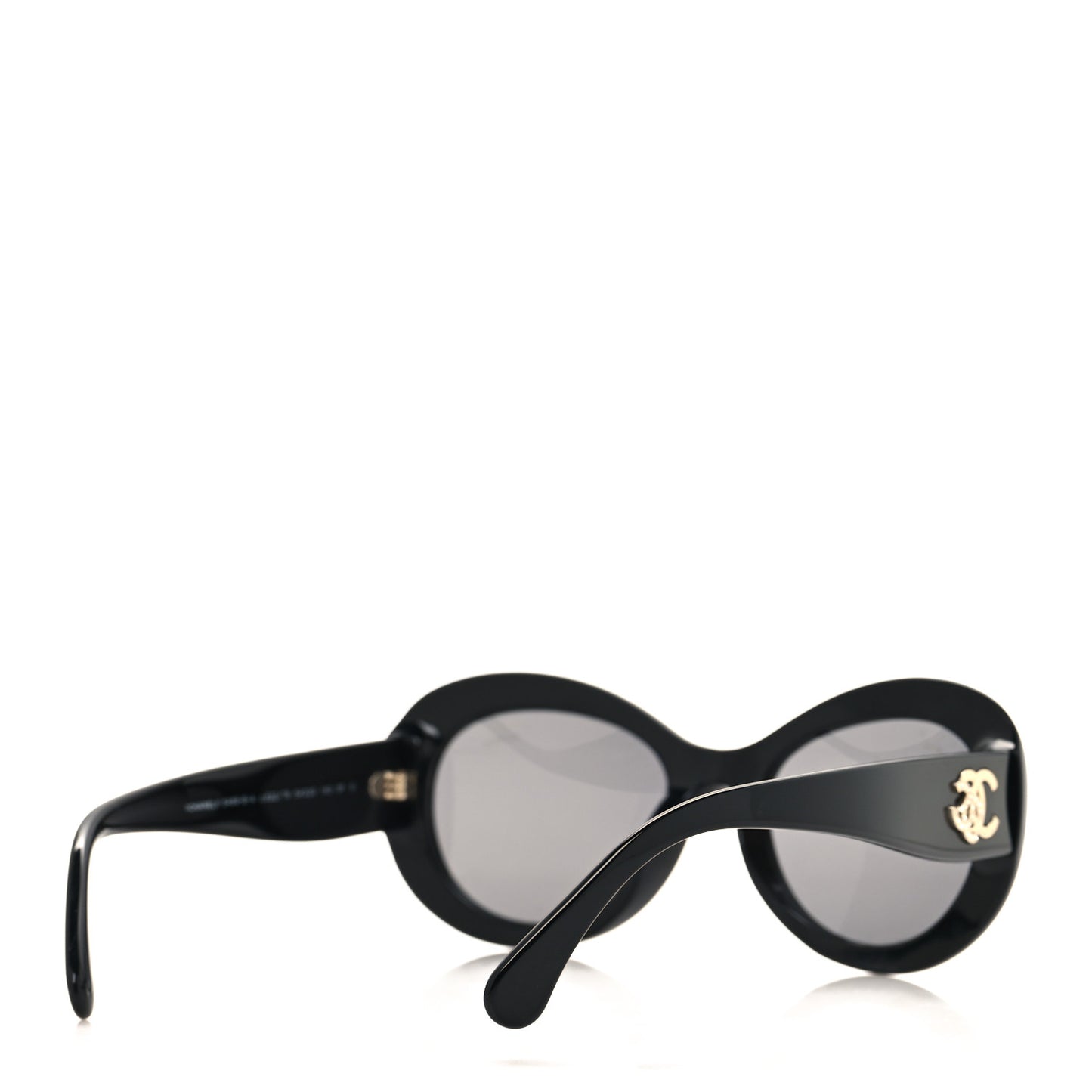 Acetate Polarized Oval CC Sunglasses 5469-B-A
