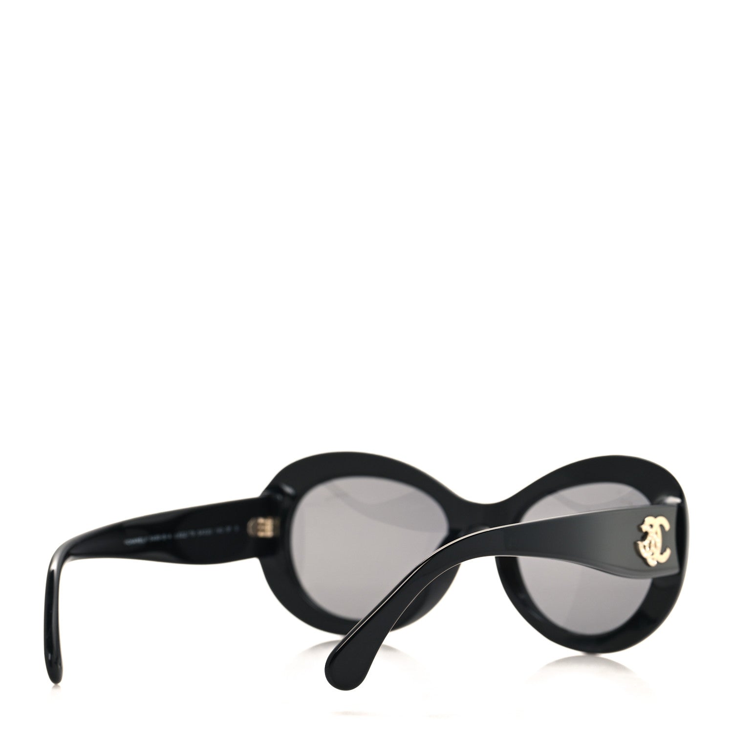 Chanel Acetate Polarized Oval CC Sunglasses 5469-B-A 4 of 8