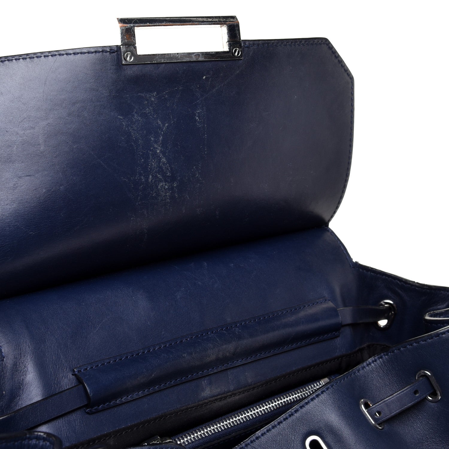 Alexander Wang Calfskin Prisma Skeletal Backpack Blue 9 of 9