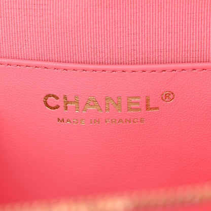 Chanel Lambskin Quilted CC In Love Heart Bag Pink 6 of 10