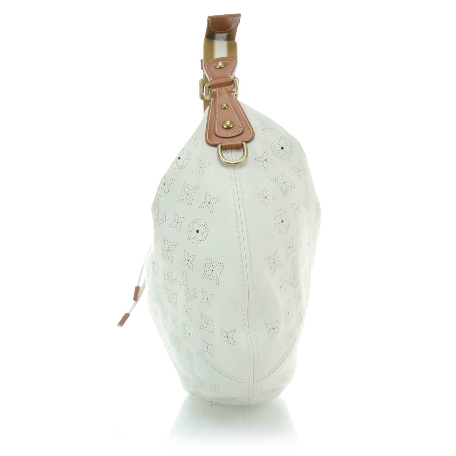 Louis Vuitton Mahina Onatah GM White 4 of 11