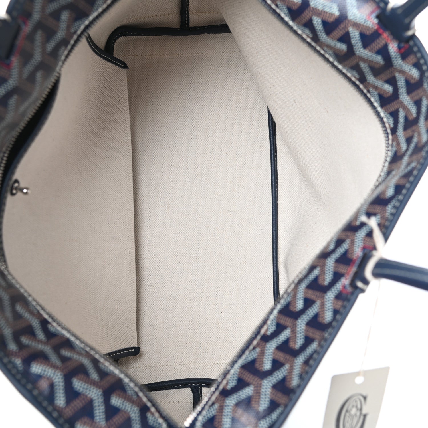 Goyard Goyardine Artois PM Navy 5 of 9