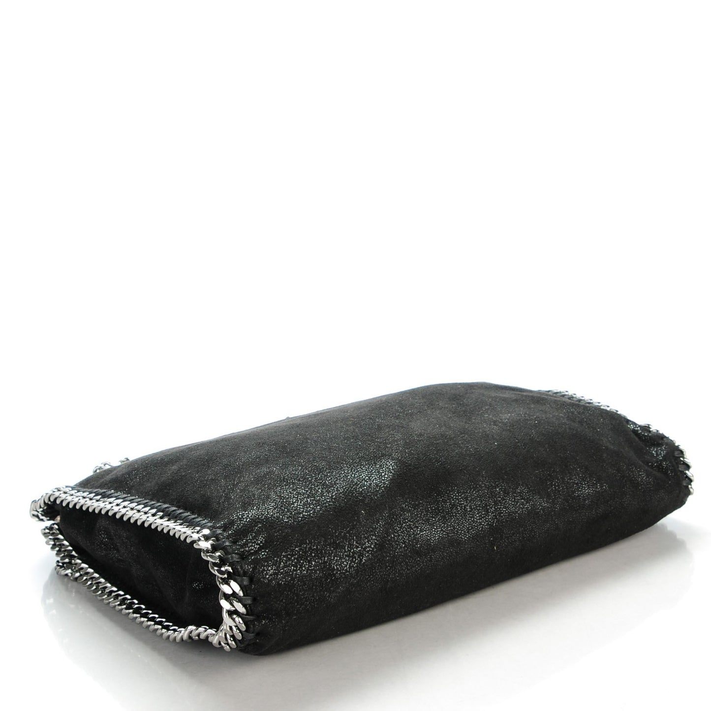 Shaggy Deer Fold Over Falabella Tote Black