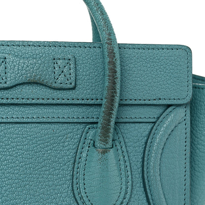 Celine Goatskin Nano Luggage Antarctic 12 of 12