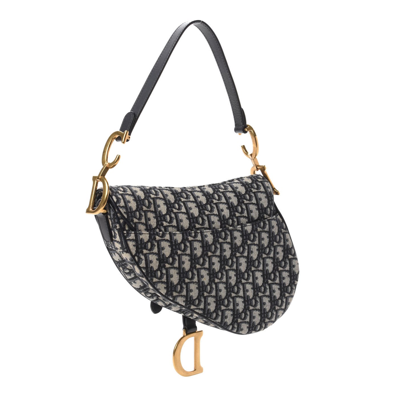 Oblique Saddle Bag Blue