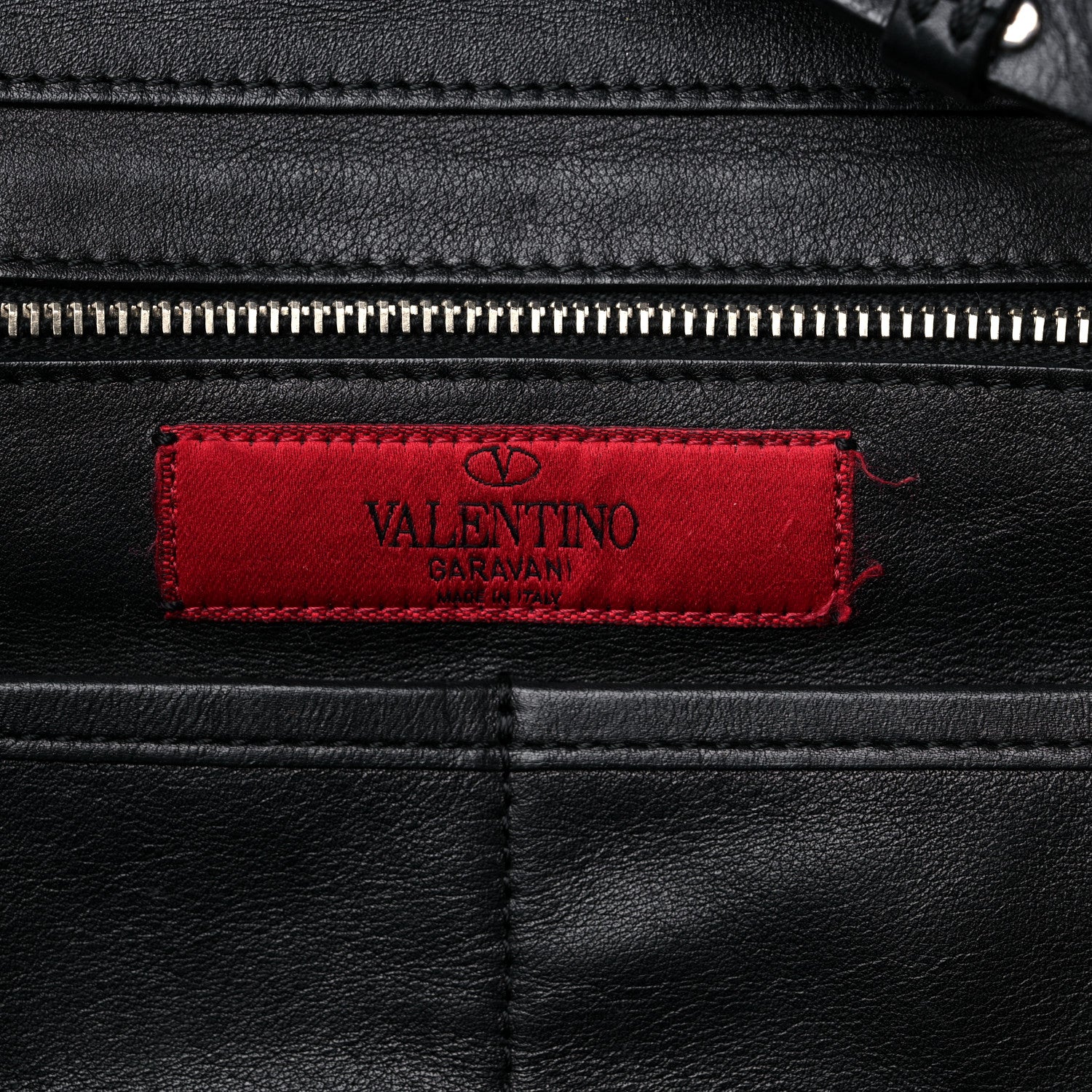 Valentino Garavani Vitello Medium Rockstud Tote Black 5 of 24