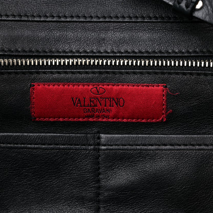 Valentino Garavani Vitello Medium Rockstud Tote Black 5 of 24