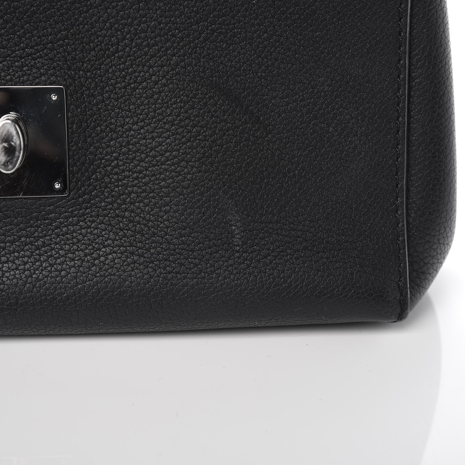 Louis Vuitton Calfskin Lockme II Chain Bag BB Black 7 of 10