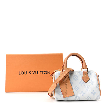 Louis Vuitton Monogram Origine Nano Speedy Bleu Courrier 10 of 10